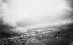 Rotterdam being bombed, 1940